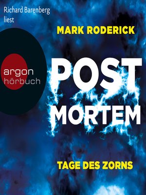 cover image of Tage des Zorns--Post Mortem 3